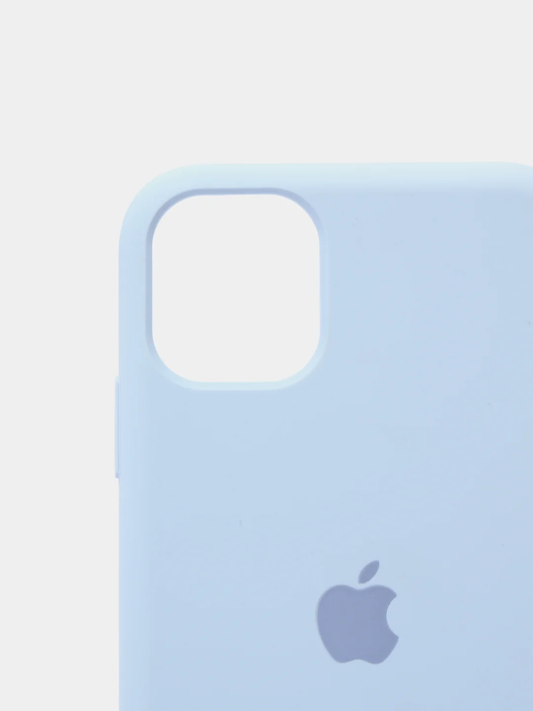 Небесно-голубой чехол Silicone Case для iPhone 11 с закрытым низом