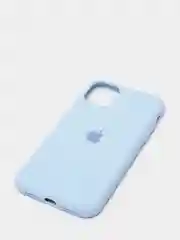 Небесно-голубой чехол Silicone Case для iPhone 11 с закрытым низом