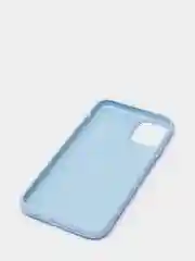 Небесно-голубой чехол Silicone Case для iPhone 11 с закрытым низом