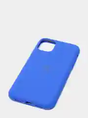 Индиго чехол Silicone Case для iPhone 11 с закрытым низом