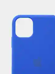Индиго чехол Silicone Case для iPhone 11 с закрытым низом