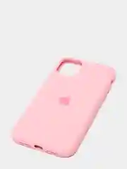 Розовый чехол Silicone Case для iPhone 11 с закрытым низом
