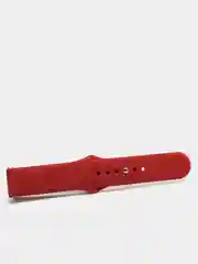 Бордовый силиконовый ремешок с кнопкой для Xiaomi Amazfit Bip / Samsung / Huawei, 20 мм