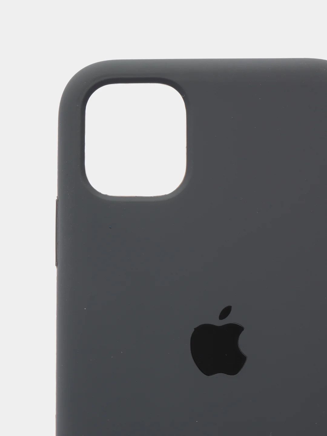 Серый чехол Silicone Case для iPhone 11, с открытым низом