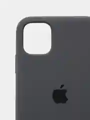 Серый чехол Silicone Case для iPhone 11, с открытым низом