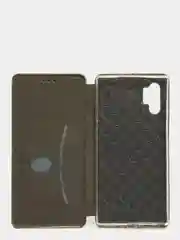 Золотой чехол книжка на Samsung Galaxy Note 10 Plus, Самсунг Галакси Нот 10 Плюс