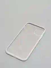 Белый чехол Silicone Case для iPhone 11 с закрытым низом
