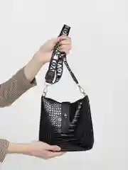 Черный женская маленькая  сумка