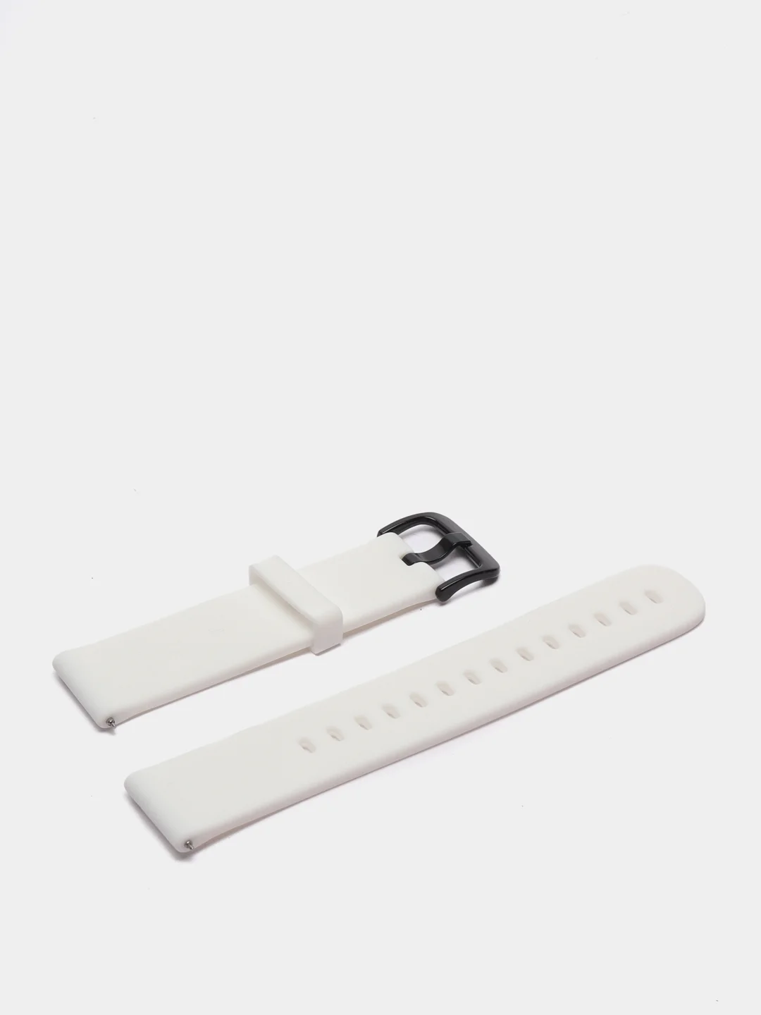 Белый силиконовый ремешок для Xiaomi Amazfit Bip / GTR 42 мм / GTS / Samsung Gear S2 / 20 мм