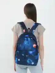Синий рюкзак женский