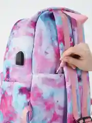 Розовый рюкзак женский