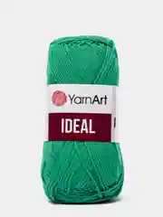 Зеленый пряжа YarnArt Ideal, 100% хлопок, 50 г, 170 м