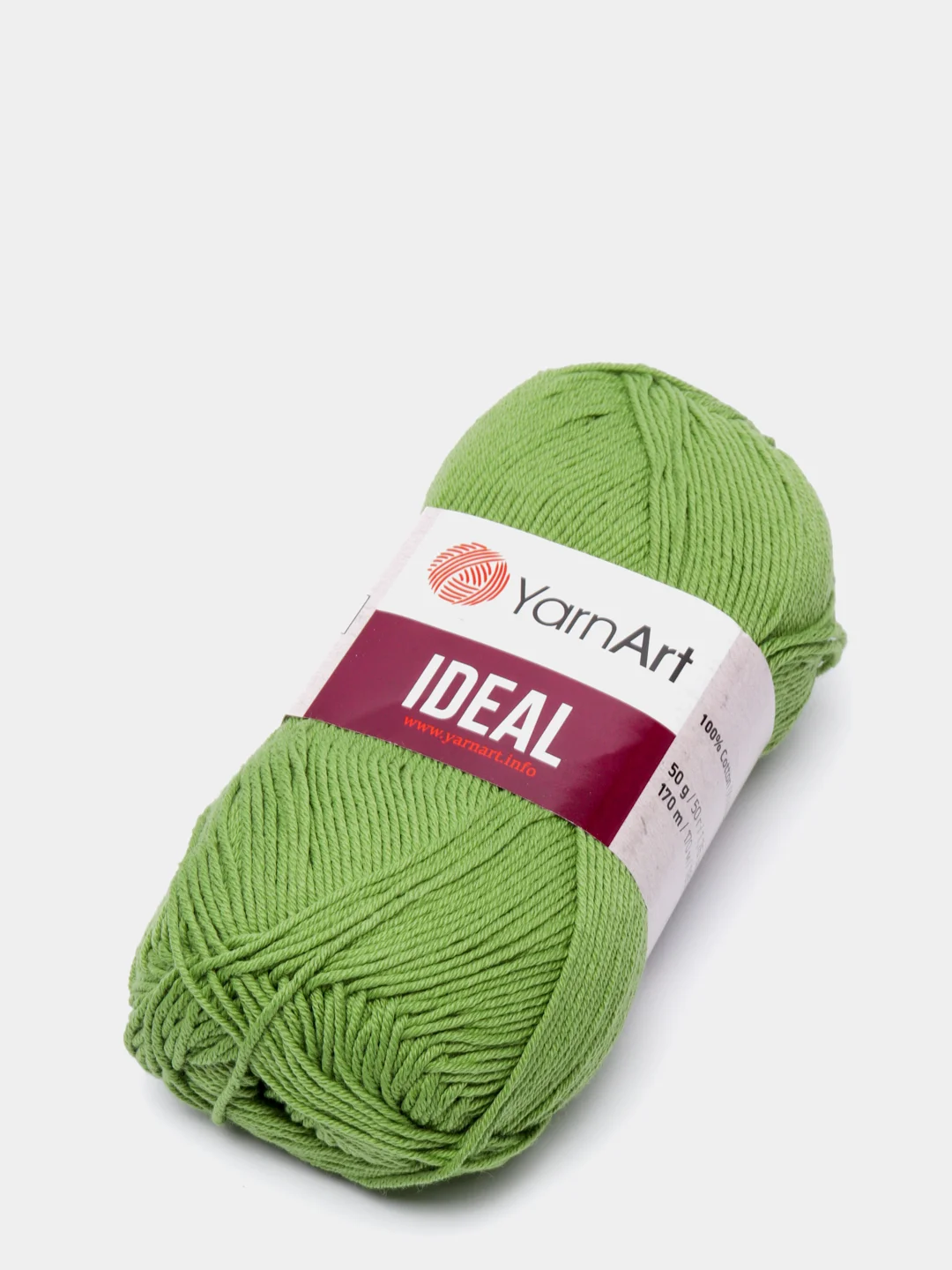Лесной зеленый пряжа YarnArt Ideal, 100% хлопок, 50 г, 170 м
