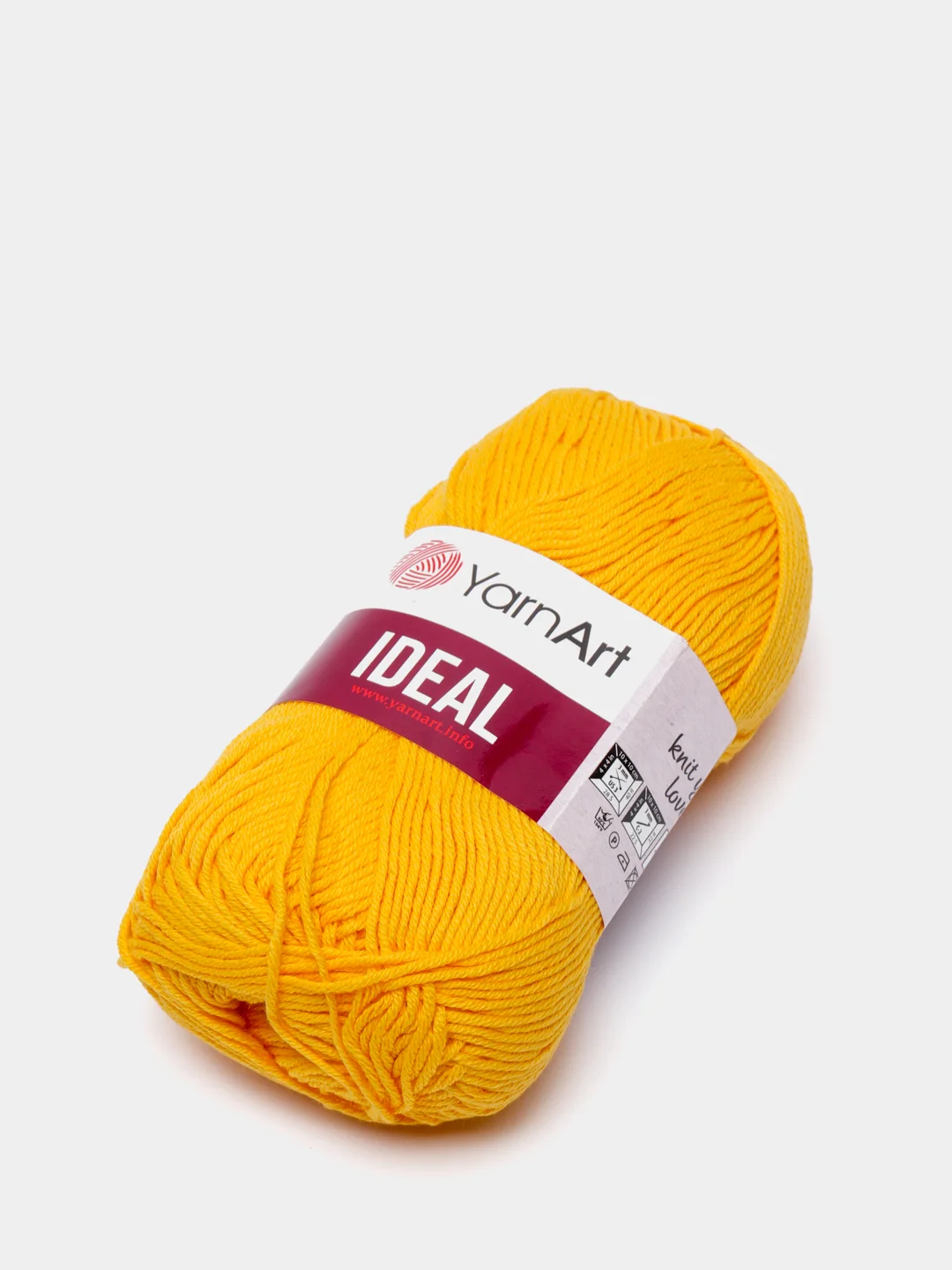 Светло-оранжевый пряжа YarnArt Ideal, 100% хлопок, 50 г, 170 м