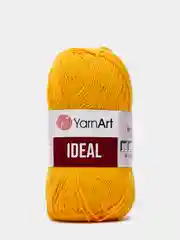 Светло-оранжевый пряжа YarnArt Ideal, 100% хлопок, 50 г, 170 м