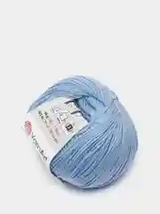 Голубой пряжа YarnArt Baby Cotton, 50% хлопок, 50% акрил, 50 г, 165 м