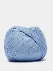 Голубой пряжа YarnArt Baby Cotton, 50% хлопок, 50% акрил, 50 г, 165 м