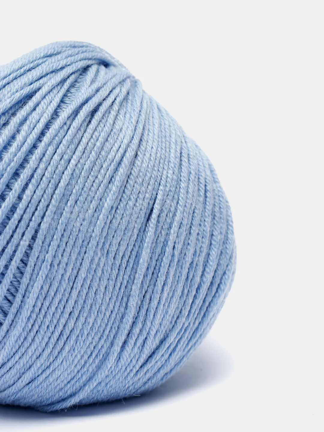 Голубой пряжа YarnArt Baby Cotton, 50% хлопок, 50% акрил, 50 г, 165 м