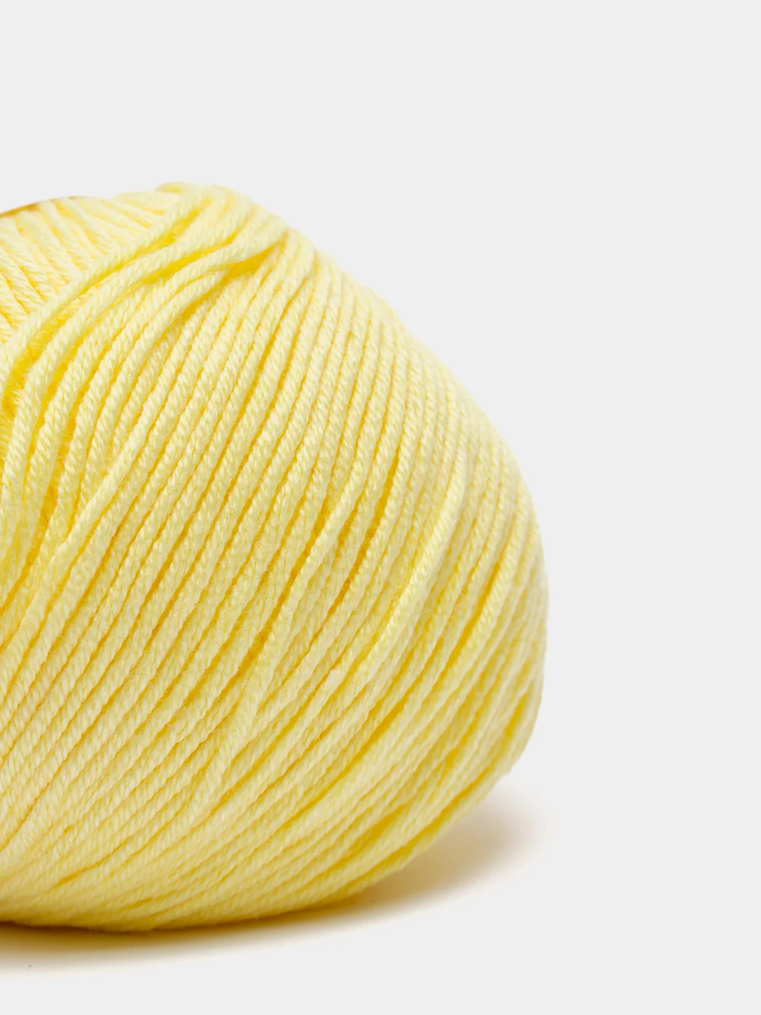 Светло-жёлтый пряжа YarnArt Baby Cotton, 50% хлопок, 50% акрил, 50 г, 165 м