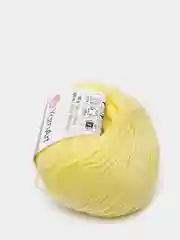 Светло-жёлтый пряжа YarnArt Baby Cotton, 50% хлопок, 50% акрил, 50 г, 165 м