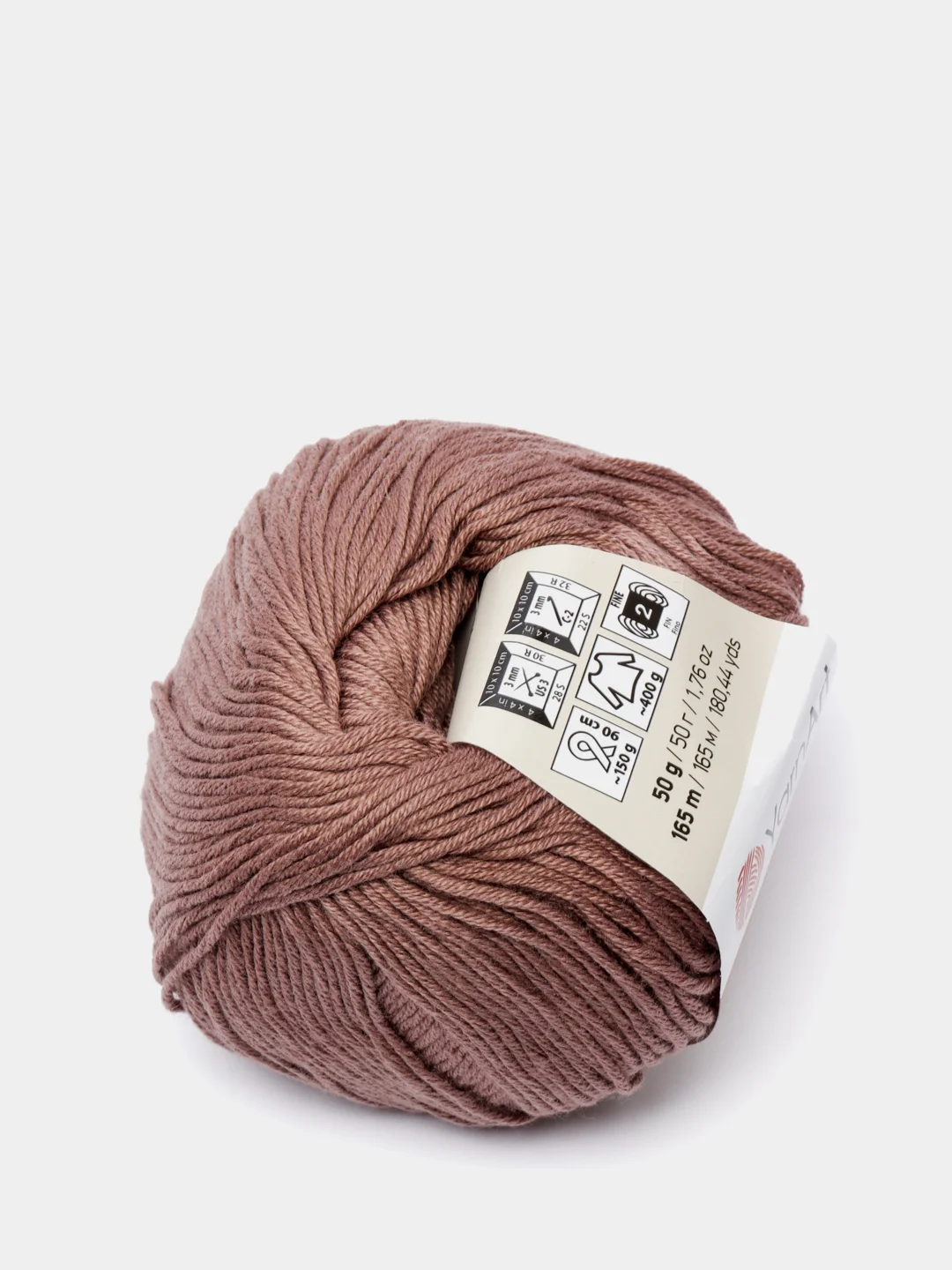 Светло-коричневый пряжа YarnArt Baby Cotton, 50% хлопок, 50% акрил, 50 г, 165 м