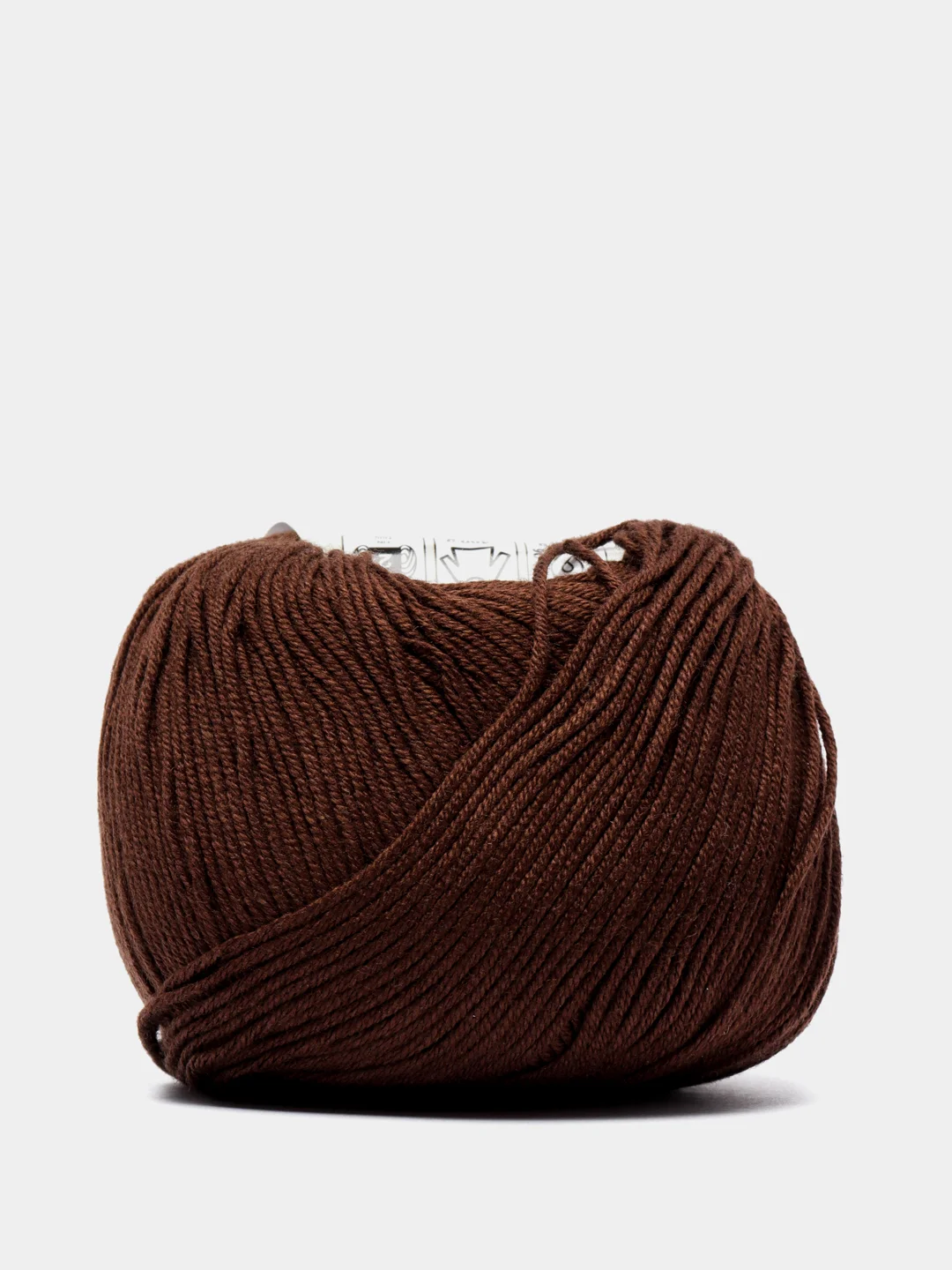 Коричневый пряжа YarnArt Baby Cotton, 50% хлопок, 50% акрил, 50 г, 165 м