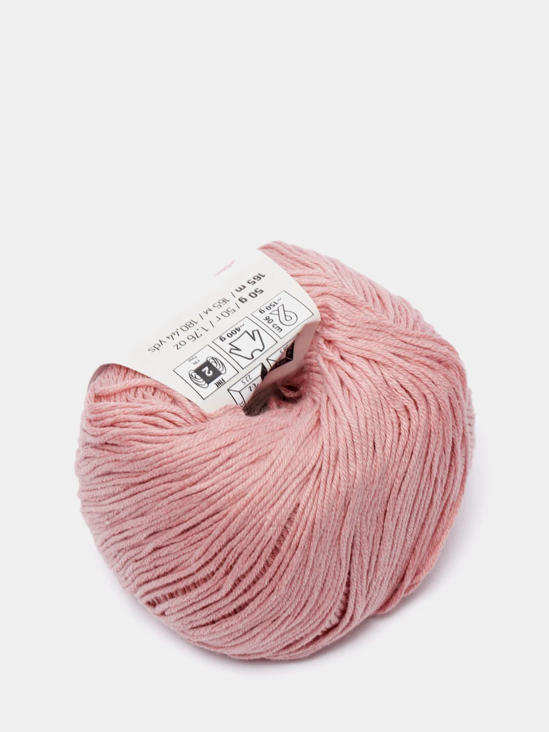 Пастельно-коралловый пряжа YarnArt Baby Cotton, 50% хлопок, 50% акрил, 50 г, 165 м