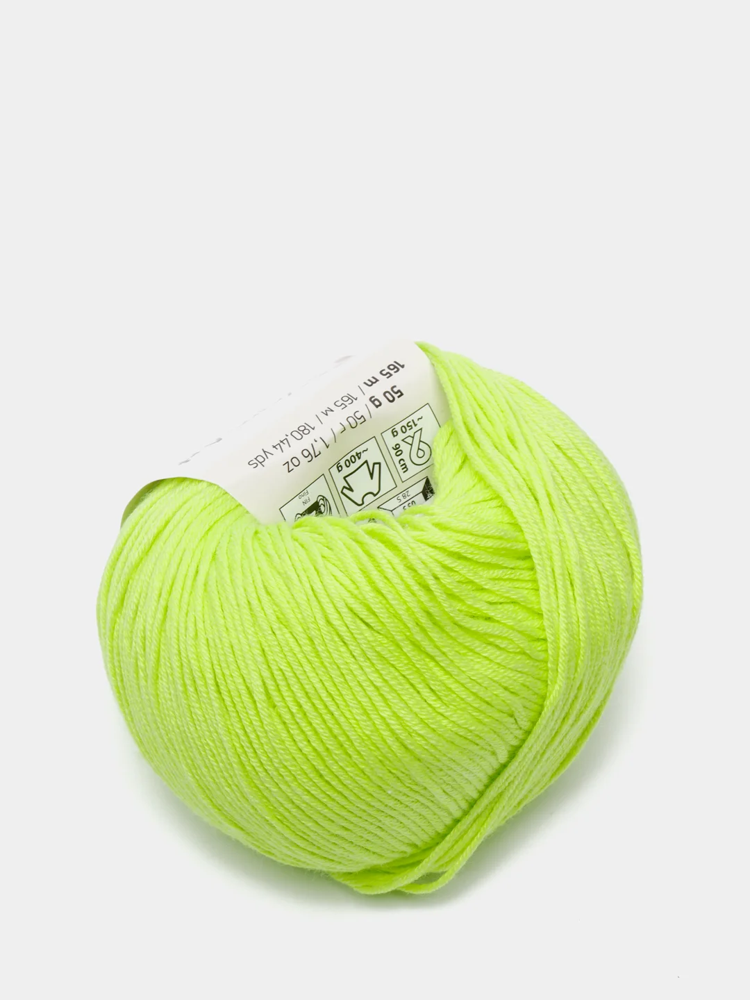 Лимонный пряжа YarnArt Baby Cotton, 50% хлопок, 50% акрил, 50 г, 165 м
