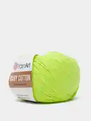 Лимонный пряжа YarnArt Baby Cotton, 50% хлопок, 50% акрил, 50 г, 165 м