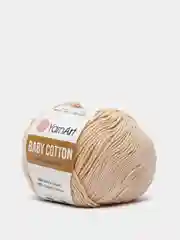 Молочный пряжа YarnArt Baby Cotton, 50% хлопок, 50% акрил, 50 г, 165 м