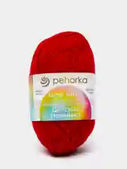 Вишнёвый пряжа Пехорка "Детская новинка", 100% акрил, 50 г, 200 м