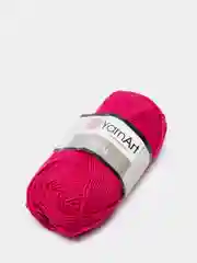 Вишнёвый пряжа YarnArt Ideal, 100% хлопок, 50 г, 170 м