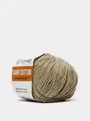 Песочный хаки пряжа YarnArt Baby Cotton, 50% хлопок, 50% акрил, 50 г, 165 м