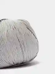 Серебряный пряжа YarnArt Baby Cotton, 50% хлопок, 50% акрил, 50 г, 165 м