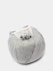 Серебряный пряжа YarnArt Baby Cotton, 50% хлопок, 50% акрил, 50 г, 165 м