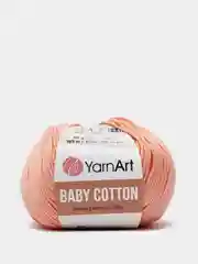 Светло-оранжевый пряжа YarnArt Baby Cotton, 50% хлопок, 50% акрил, 50 г, 165 м