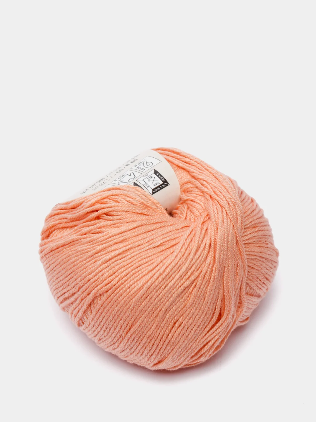 Светло-оранжевый пряжа YarnArt Baby Cotton, 50% хлопок, 50% акрил, 50 г, 165 м