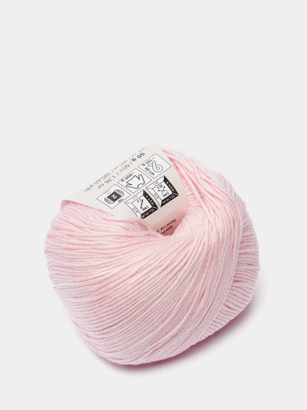 Конфетный пряжа YarnArt Baby Cotton, 50% хлопок, 50% акрил, 50 г, 165 м
