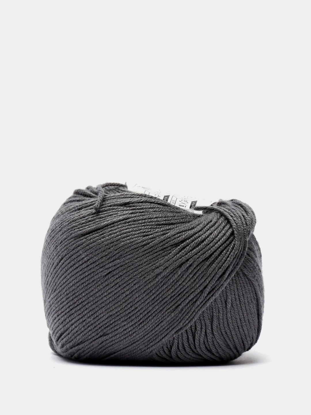 Тёмно-серый пряжа YarnArt Baby Cotton, 50% хлопок, 50% акрил, 50 г, 165 м