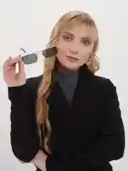 Угольный женские прямоугольные солнцезащитные очки