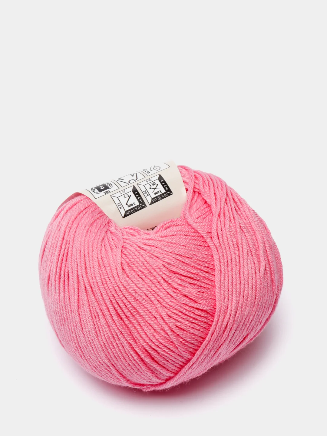 Тёмно-розовый пряжа YarnArt Baby Cotton, 50% хлопок, 50% акрил, 50 г, 165 м
