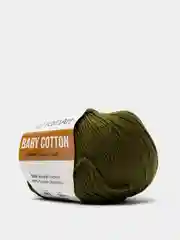 Зелёный хаки пряжа YarnArt Baby Cotton, 50% хлопок, 50% акрил, 50 г, 165 м