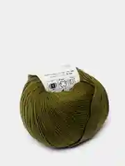 Зелёный хаки пряжа YarnArt Baby Cotton, 50% хлопок, 50% акрил, 50 г, 165 м