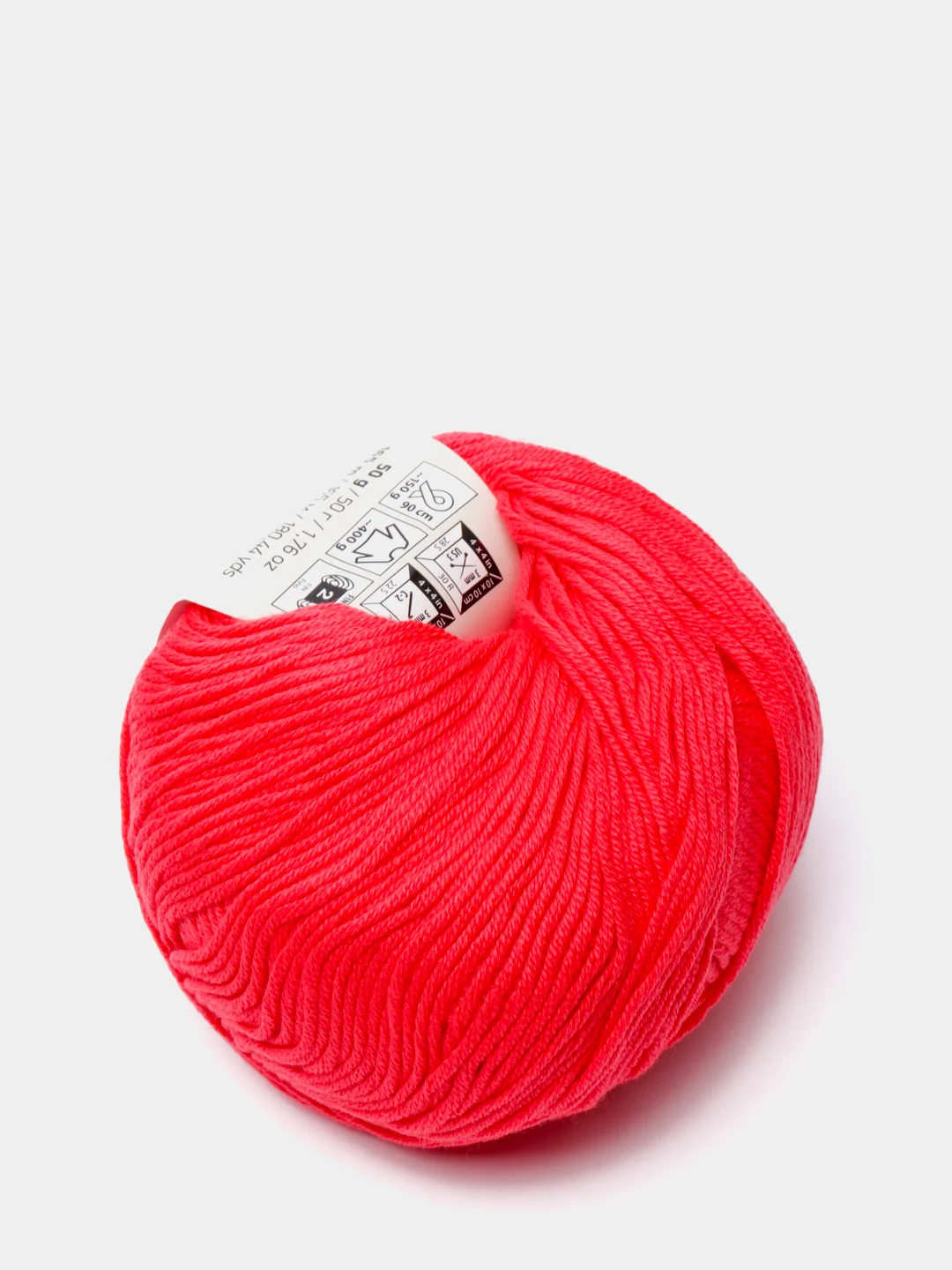 Алый пряжа YarnArt Baby Cotton, 50% хлопок, 50% акрил, 50 г, 165 м