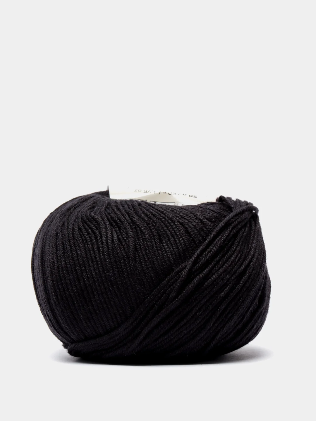 Черный пряжа YarnArt Baby Cotton, 50% хлопок, 50% акрил, 50 г, 165 м
