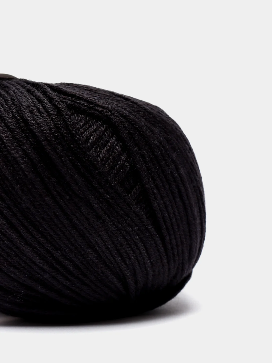 Черный пряжа YarnArt Baby Cotton, 50% хлопок, 50% акрил, 50 г, 165 м