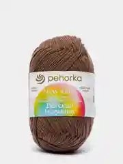 Шоколадный пряжа Пехорка "Детская новинка", 100% акрил, 50 г, 200 м