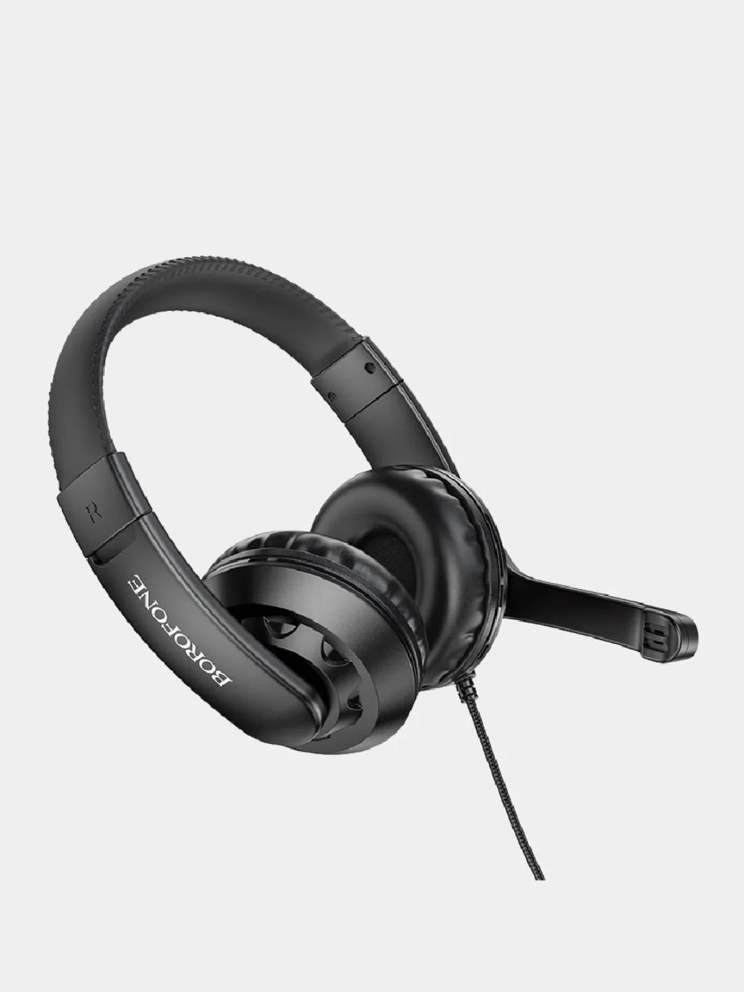 Наушники игровые с микрофоном BO102, проводные, полноразмерные, mini Jack 3.5 мм