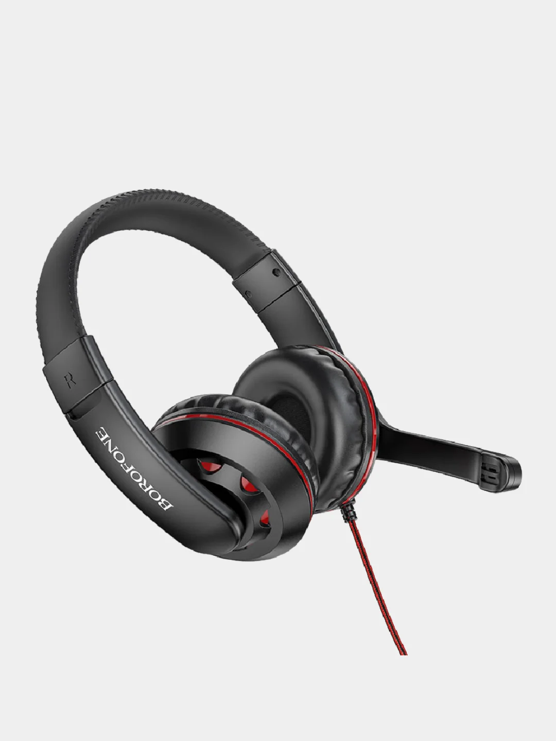 Наушники игровые с микрофоном BO102, проводные, полноразмерные, mini Jack 3.5 мм