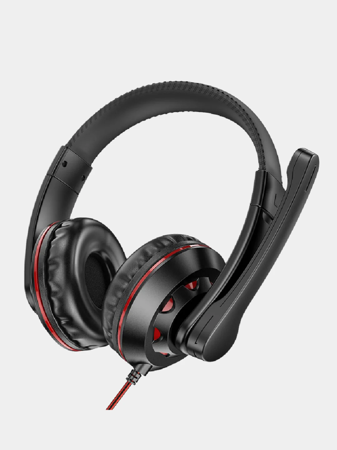 Наушники игровые с микрофоном BO102, проводные, полноразмерные, mini Jack 3.5 мм